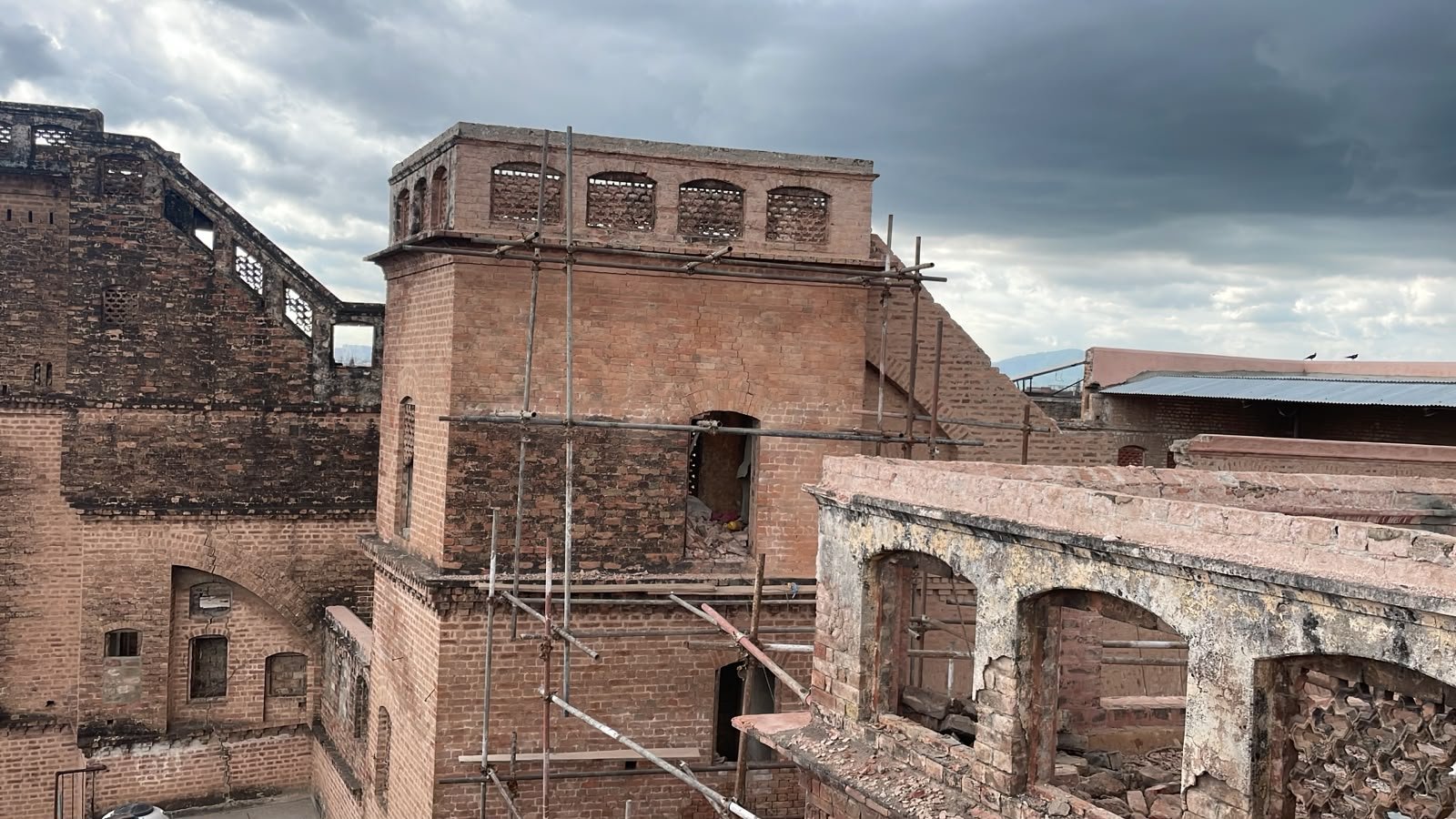 Sujan Singh Haveli during conservation