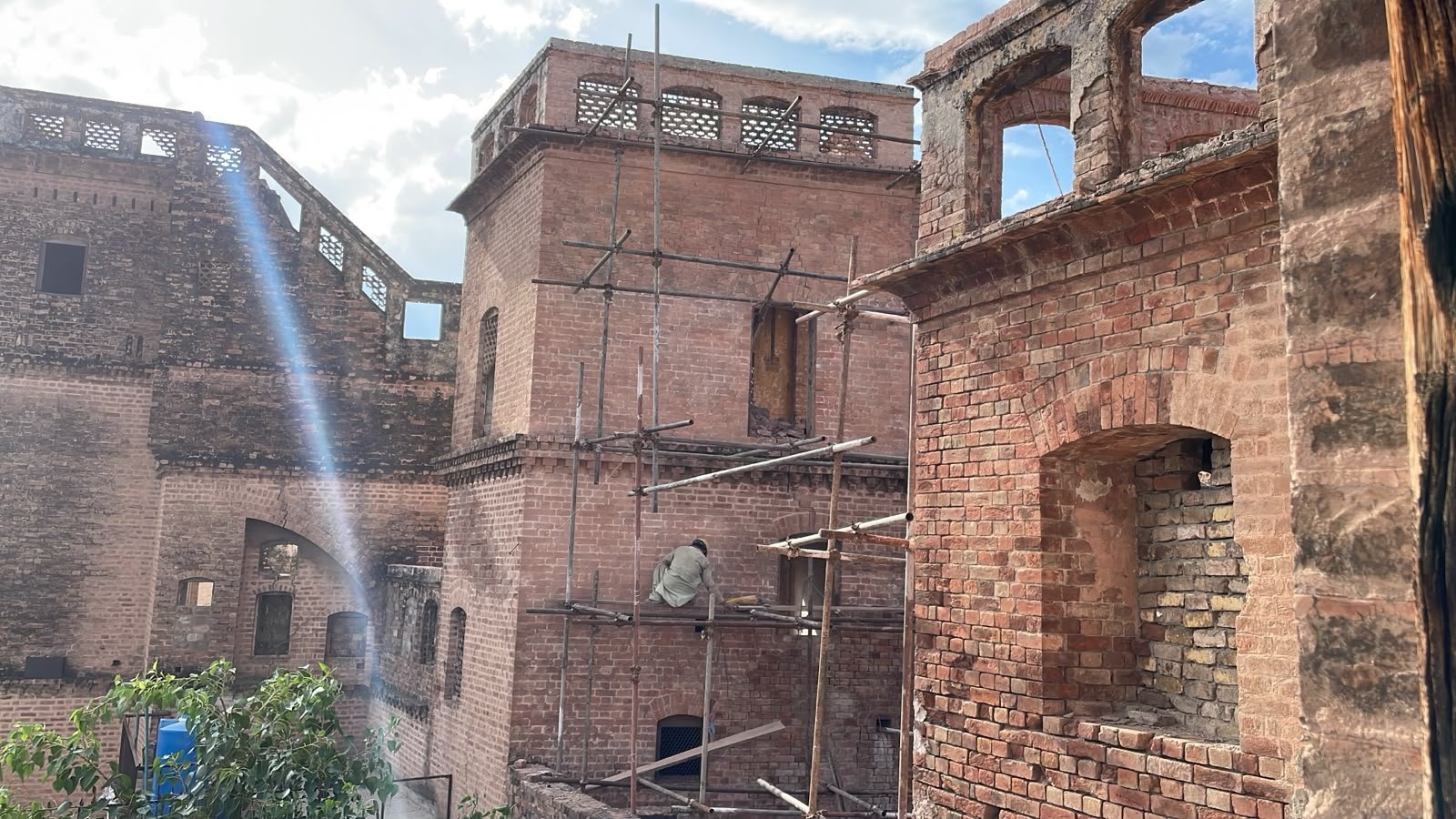 Historic masonry work
