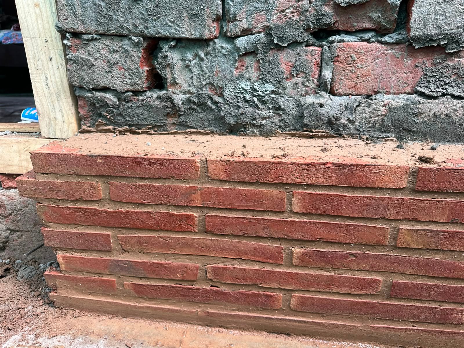 Traditional brick conservation work